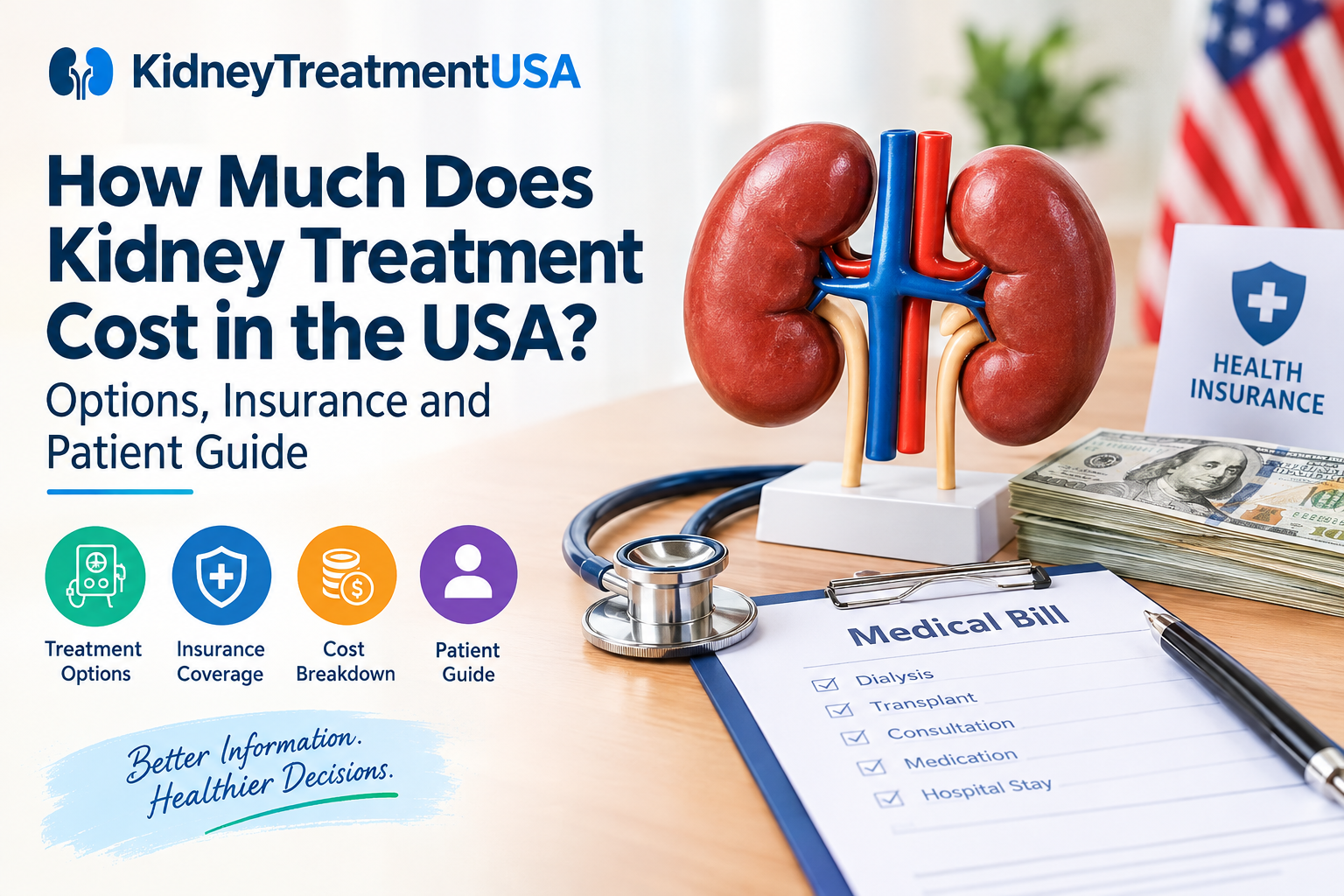 How Much Does Kidney Treatment Cost in the USA? Options Insurance and Patient Guide